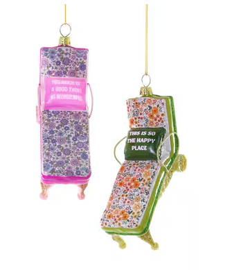 Palm Beach Chaise Ornament