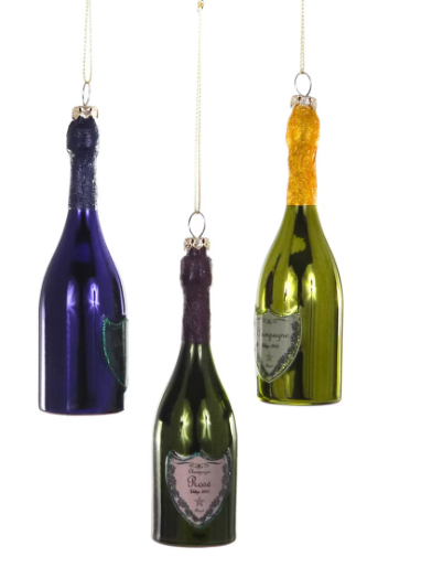 Assorted Champagne Ornament