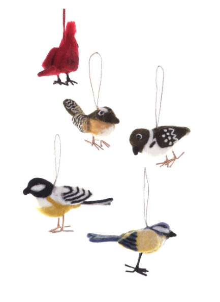 Felted Bird Ornament