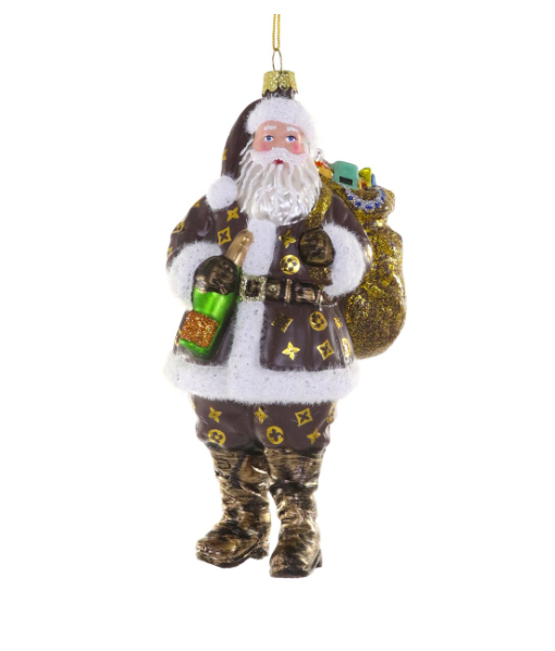 Brown Luxe Santa